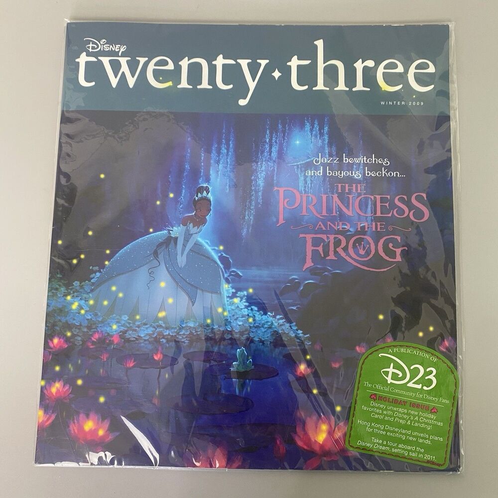 Disney Twenty-Three D23 Winter 2009 Magazine Princess and the Frog Tiana